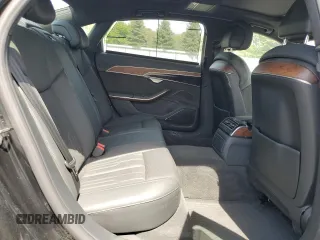 2019 Audi A8 with VIN WAU8DAF88KN016914, listed as a Copart auction lot 57621665 with 47,647 mi miles and Salvage title. Bid and sale history available at DreamBid. Image 10.