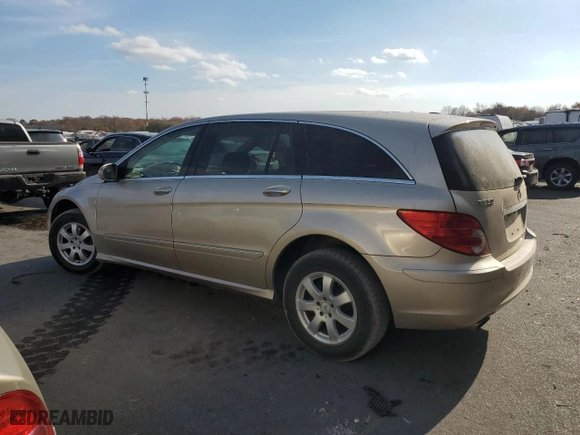 2007 Mercedes-Benz R-Class 3.5L with VIN 4JGCB65E67A059892, listed as a Copart auction lot 79812614 with 186,437 mi miles and Clean Title. Bid and sale history available at carsss.com. Image 2.