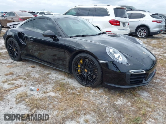 2014 Porsche 911 Turbo S with VIN WP0AD2A99ES167048, listed as a IAAI auction lot 40643041 with Not Provided miles. Bid and sale history available at carsss.com. Image 1.