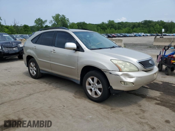 2004 Lexus RX 330 z VIN JTJGA31U840004721, wystawiony jako Copart lot #59681995 z przebiegiem 166 334 mil mil oraz Czysty tytuł • Clean title. Historia ofert i sprzedaży dostępna na DreamBid. Obrazek 4.