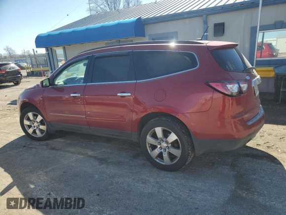 2013 Chevrolet Traverse LTZ z VIN 1GNKVLKD0DJ101204, wystawiony jako Copart lot #46361955 z przebiegiem 187 287 mil mil oraz Szkoda całkowita • Salvage title. Historia ofert i sprzedaży dostępna na DreamBid. Obrazek 2.
