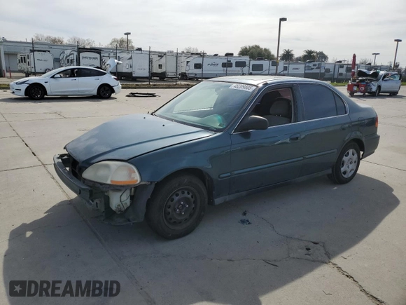 1998 Honda Civic EX with VIN JHMEJ8644WS000994, listed as a Copart auction lot 48209805 with 226,561 mi miles and Salvage Title. Bid and sale history available at carsss.com. Image 1.