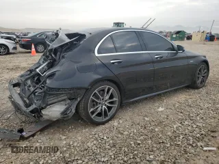 2020 Mercedes-Benz C 43 AMG with VIN 55SWF6EB6LU328288, listed as a Copart auction lot 85975124 with 58,815 mi miles and Salvage Title. Bid and sale history available at carsss.com. Image 3.