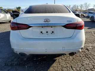 2018 Infiniti Q50 Luxe with VIN JN1EV7AP0JM363553, listed as a Copart auction lot 88481425 with 152,164 mi miles and Salvage Title. Bid and sale history available at DreamBid. Image 6.