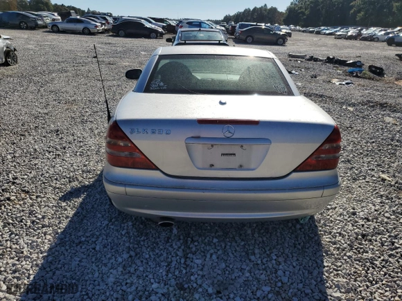 2001 Mercedes-Benz SLK-Class Kompressor with VIN WDBKK49F31F188527, listed as a Copart auction lot 84489514 with 182,831 mi miles and Salvage Title. Bid and sale history available at carsss.com. Image 6.