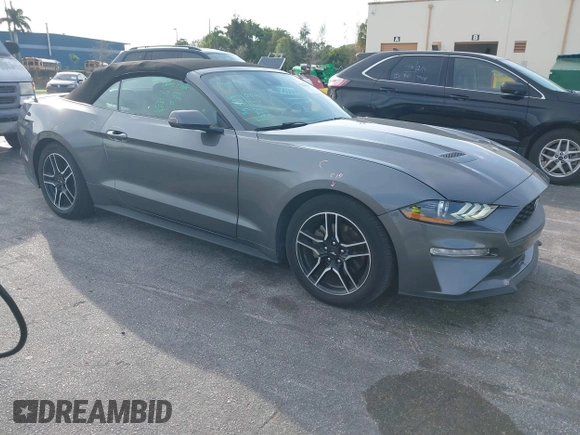 2022 Ford Mustang EcoBoost with VIN 1FATP8UH5N5104538, listed as a IAAI auction lot 41614049 with 60,129 mi miles. Bid and sale history available at carsss.com. Image 1.