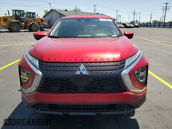 2024 Mitsubishi Eclipse Cross ES with VIN JA4ATUAA7RZ001708, listed as a Copart auction lot 58759225 with 19,379 mi miles and Salvage title. Bid and sale history available at DreamBid. Image 5.