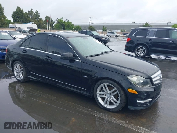 2012 Mercedes-Benz C 250 Sport with VIN WDDGF4HB4CR208768, listed as a IAAI auction lot 42233333 with 151,884 mi miles and . Bid and sale history available at DreamBid. Image 1.