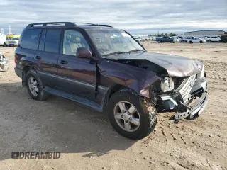 2005 Toyota Land Cruiser with VIN JTEHT05JX52068468, listed as a Copart auction lot 83352494 with 228,674 mi miles and Salvage Title. Bid and sale history available at carsss.com. Image 4.