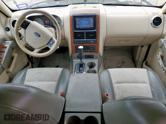 2006 Ford Explorer Eddie Bauer with VIN 1FMEU64E06UB57396, listed as a Copart auction lot 58712495 with 115,746 mi miles and Salvage title. Bid and sale history available at DreamBid. Image 8.
