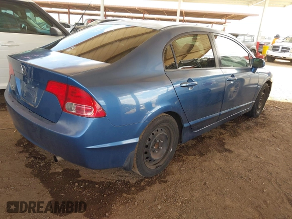 2008 Honda Civic LX with VIN 1HGFA16508L013505, listed as a IAAI auction lot 42048135 with 214,664 mi miles and . Bid and sale history available at DreamBid. Image 4.