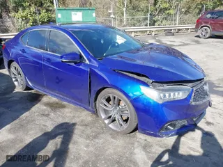2018 Acura TLX w/A-SPEC Pkg with VIN 19UUB2F65JA011477, listed as a IAAI auction lot 41726602 with 187,840 mi miles. Bid and sale history available at carsss.com. Image 1.