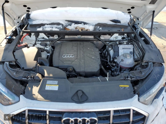 2024 Audi Q5 Premium Plus with VIN WA1BBAFY3R2040820, listed as a Copart auction lot 88948035 with 13,408 mi miles and Salvage title. Bid and sale history available at DreamBid. Image 12.