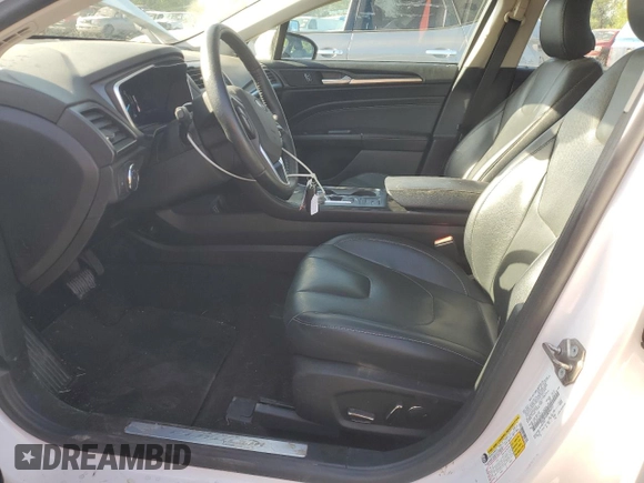 2019 Ford Fusion Titanium with VIN 3FA6P0SU0KR202707, listed as a Copart auction lot 56289475 with 26,217 mi miles and Salvage title. Bid and sale history available at DreamBid. Image 7.