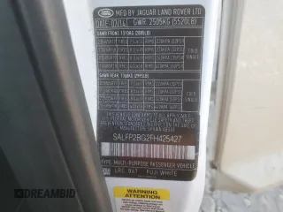 2015 Land Rover LR2 с VIN SALFP2BG2FH425427, выставлен на аукционе Copart как лот 77018534 с пробегом 132 602 миль миль и Списание • Salvage title. История ставок и продаж доступна на DreamBid. Изображение 14.