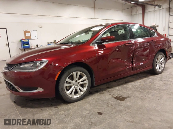 2015 Chrysler 200 Limited with VIN 1C3CCCAB2FN609063, listed as a IAAI auction lot 42474775 with 98,546 mi miles and . Bid and sale history available at DreamBid. Image 17.