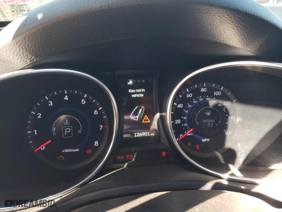 2015 Hyundai Santa Fe Sport with VIN 5XYZU3LA6FG278048, listed as a Copart auction lot 44186015 with 126,901 mi miles and Salvage Title. Bid and sale history available at carsss.com. Image 9.