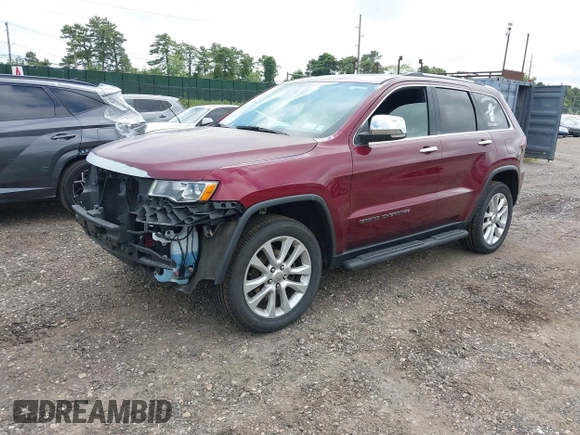 2017 Jeep Grand Cherokee Limited with VIN 1C4RJFBG4HC873889, listed as a IAAI auction lot 42726154 with 52,896 mi miles and . Bid and sale history available at DreamBid. Image 18.