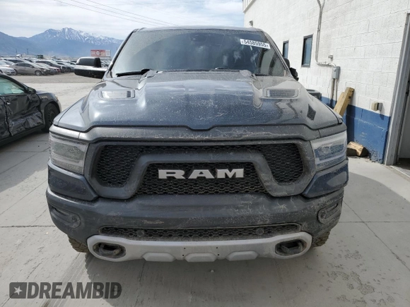 2020 Ram 1500 Rebel with VIN 1C6SRFLTXLN118580, listed as a Copart auction lot 54585955 with 39,028 mi miles and Salvage title. Bid and sale history available at DreamBid. Image 5.