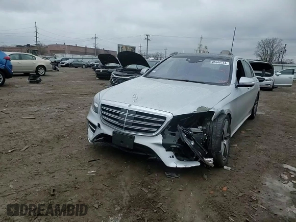 2019 Mercedes-Benz S 560 with VIN WDDUG8GB8KA461260, listed as a Copart auction lot 85986734 with Not Provided miles and Salvage Title. Bid and sale history available at DreamBid. Image 10.