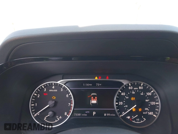 2023 Nissan Pathfinder SV z VIN 5N1DR3BD8PC223755, wystawiony jako IAAI lot #42077555 z przebiegiem 73 381 mil mil oraz . Historia ofert i sprzedaży dostępna na DreamBid. Obrazek 7.