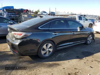 2016 Hyundai Sonata Hybrid Limited with VIN KMHE34L17GA027088, listed as a Copart auction lot 77299983 with 185,569 mi miles. Bid and sale history available at carsss.com. Image 3.