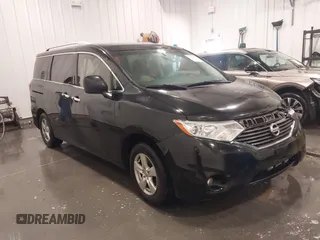 2017 Nissan Quest SV with VIN JN8AE2KP1H9168852, listed as a IAAI auction lot 41462072 with 133,696 mi miles. Bid and sale history available at carsss.com. Image 1.