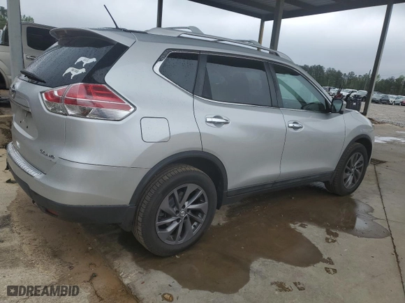 2016 Nissan Rogue SV with VIN 5N1AT2MV9GC919920, listed as a Copart auction lot 51874125 with 107,323 mi miles and Salvage Title. Bid and sale history available at carsss.com. Image 3.