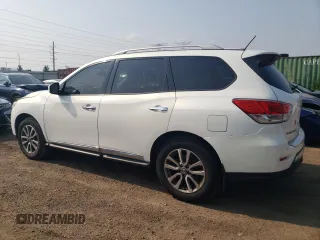 2014 Nissan Pathfinder S with VIN 5N1AR2MM2EC659072, listed as a Copart auction lot 60507775 with 189,292 mi miles and Salvage title. Bid and sale history available at DreamBid. Image 2.