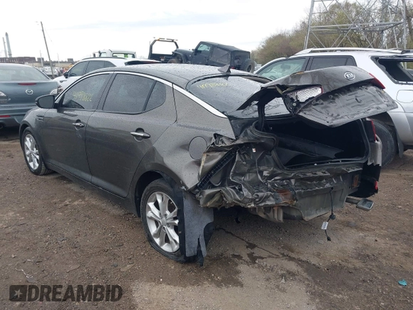 2012 Kia Optima EX with VIN 5XXGN4A74CG062667, listed as a IAAI auction lot 41998822 with 208,567 mi miles and . Bid and sale history available at carsss.com. Image 3.