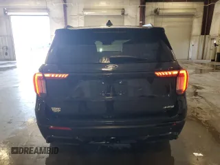 2025 Ford Explorer ST-Line with VIN 1FMUK8KH4SGA52900, listed as a Copart auction lot 50527765 with 3,892 mi miles and Salvage Title. Bid and sale history available at carsss.com. Image 6.
