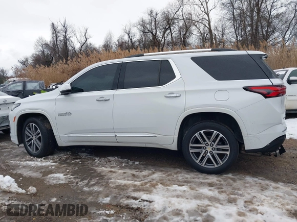 2022 Chevrolet Traverse High Country with VIN 1GNEVNKW3NJ120485, listed as a IAAI auction lot 41359102 with 82,749 mi miles and . Bid and sale history available at DreamBid. Image 14.