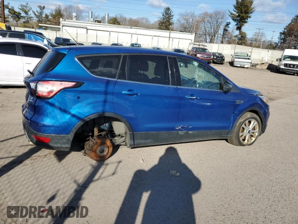 2017 Ford Escape SE with VIN 1FMCU9GD6HUE41887, listed as a Copart auction lot 88399125 with Not Provided miles and Salvage Title. Bid and sale history available at DreamBid. Image 3.