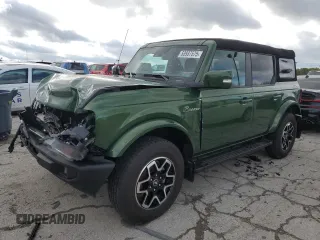 2023 Ford Bronco z VIN 1FMEE5BP1PLB18612, wystawiony jako Copart lot #53937575 z przebiegiem 28 536 mil mil oraz Szkoda całkowita • Salvage title. Historia ofert i sprzedaży dostępna na DreamBid. Obrazek 1.
