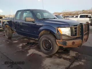 2011 Ford F-150 XL with VIN 1FTFX1EFXBKD12858, listed as a Copart auction lot 80333384 with 210,839 mi miles and Salvage title. Bid and sale history available at DreamBid. Image 4.
