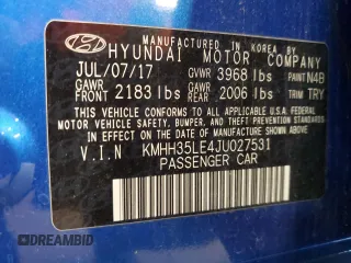 2018 Hyundai Elantra GT with VIN KMHH35LE4JU027531, listed as a Copart auction lot 73922714 with 98,861 mi miles and Salvage Title. Bid and sale history available at carsss.com. Image 12.