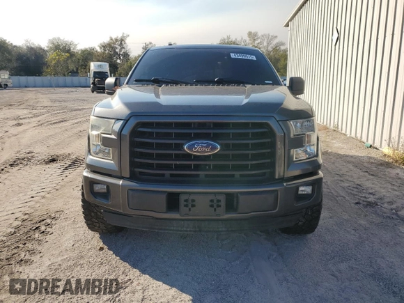 2017 Ford F-150 XL with VIN 1FTEW1CG2HFA51642, listed as a Copart auction lot 43499915 with 132,241 mi miles and Salvage title. Bid and sale history available at DreamBid. Image 5.
