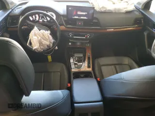 2023 Audi Q5 Premium Plus with VIN WA1BBAFY6P2047225, listed as a Copart auction lot 55093445 with 35,998 mi miles and Salvage title. Bid and sale history available at DreamBid. Image 8.