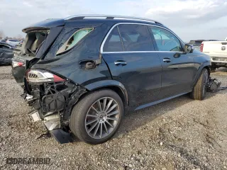 2020 Mercedes-Benz GLE with VIN 4JGFB4JE3LA220443, listed as a Copart auction lot 43706805 with 0 mi miles and Salvage Title. Bid and sale history available at carsss.com. Image 3.