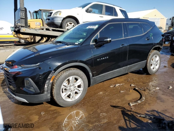 2019 Chevrolet Blazer with VIN 3GNKBHRS9KS700320, listed as a Copart auction lot 42675355 with 53,417 mi miles and Salvage Title. Bid and sale history available at carsss.com. Image 1.