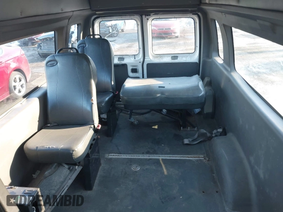 2013 Ford Econoline Cargo Commercial with VIN 1FTNS2EW7DDB11409, listed as a IAAI auction lot 41479914 with 216,048 mi miles and . Bid and sale history available at carsss.com. Image 8.