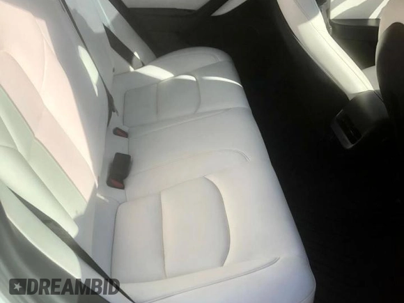 2021 Tesla Model 3 Standard Range Plus with VIN 5YJ3E1EA2MF854372, listed as a Copart auction lot 56435825 with 44,637 mi miles and Salvage Title. Bid and sale history available at DreamBid. Image 6.