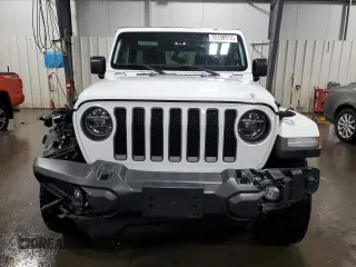 2021 Jeep Wrangler Unlimited Sport Altitude with VIN 1C4HJXDG1MW607186, listed as a Copart auction lot 76136914 with 37,242 mi miles and Salvage Title. Bid and sale history available at carsss.com. Image 5.