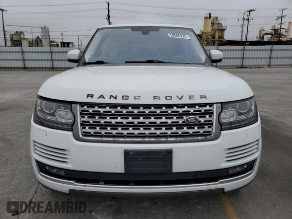 2016 Land Rover Range Rover HSE with VIN SALGS2VF1GA285127, listed as a Copart auction lot 59566225 with 128,567 mi miles and Salvage title. Bid and sale history available at DreamBid. Image 5.