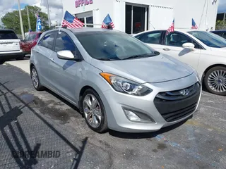 2013 Hyundai Elantra GT with VIN KMHD35LE6DU082162, listed as a IAAI auction lot 41676984 with 108,744 mi miles. Bid and sale history available at carsss.com. Image 1.