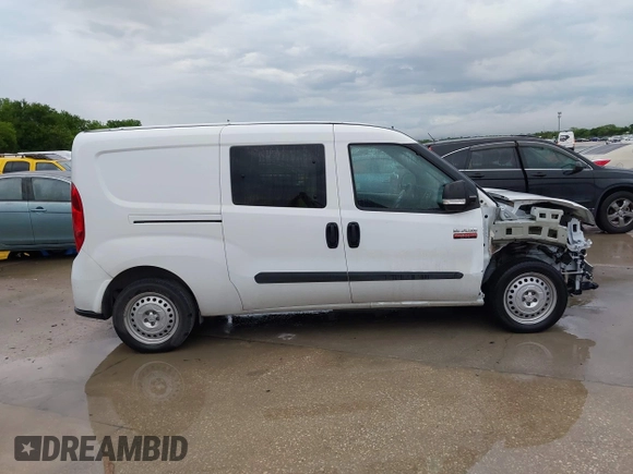 2022 Ram ProMaster City Cargo Tradesman with VIN ZFBHRFAB9N6Y61258, listed as a IAAI auction lot 42105399 with 16,106 mi miles and . Bid and sale history available at carsss.com. Image 14.