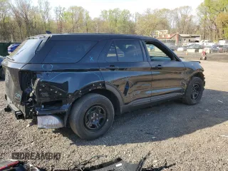2022 Ford Police Interceptor Utility z VIN 1FM5K8AW7NNA13612, wystawiony jako Copart lot #53203665 z przebiegiem 25 686 mil mil oraz Tytuł czysty. Historia ofert i sprzedaży dostępna na DreamBid. Obrazek 3.