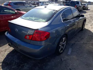 2006 Infiniti G35 with VIN JNKCV51E66M514196, listed as a Copart auction lot 59631084 with 175,685 mi miles and Salvage Title. Bid and sale history available at DreamBid. Image 4.