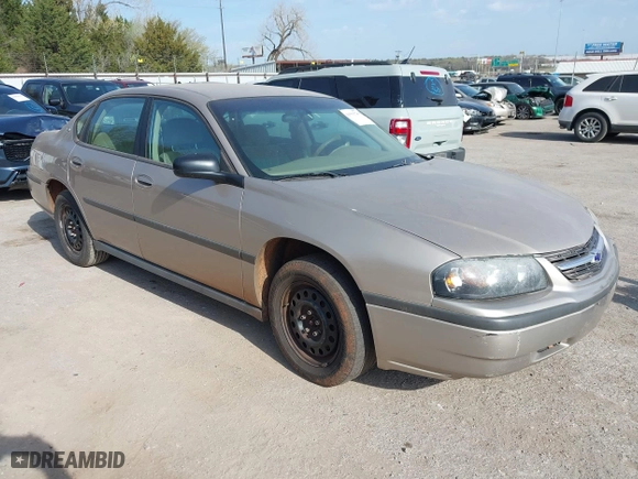 2003 Chevrolet Impala with VIN 2G1WF52E639434294, listed as a IAAI auction lot 41903249 with 167,947 mi miles. Bid and sale history available at carsss.com. Image 1.