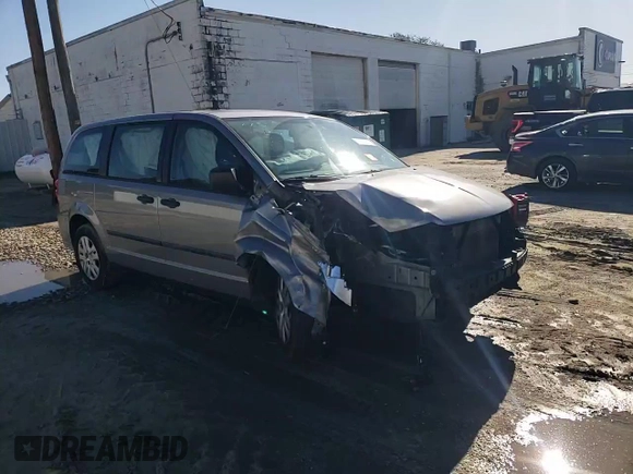 2014 Dodge Grand Caravan American Value with VIN 2C4RDGBG4ER163374, listed as a Copart auction lot 53212795 with Not Provided miles and Salvage Title. Bid and sale history available at DreamBid. Image 12.